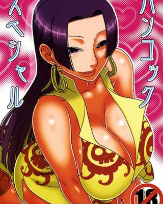 Doujinshi en español de Boa Hancock, Monkey D. Luffy de One Piece
