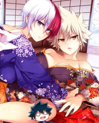 Doujinshi en español de Izuku Midoriya, Katsuki Bakugou, Shouto Todoroki de My Hero Academia | Boku No Hero Academia