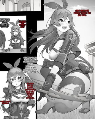 Doujinshi en español de Amber de Genshin Impact