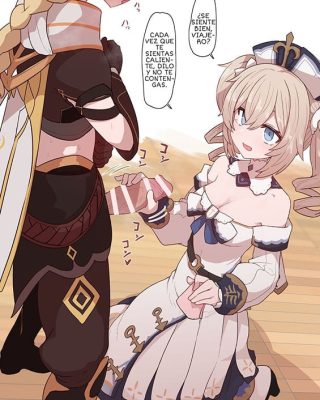 Barbara-chan no Tekoki Handkerchief Shasei (Genshin Impact)