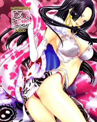 Doujinshi en español de Boa Hancock, Monkey D. Luffy de One Piece