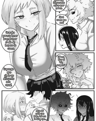 Doujinshi en español de Izuku Midoriya, Ochako Uraraka de My Hero Academia | Boku No Hero Academia