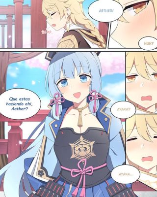 Doujinshi en español de Aether, Ayaka Kamisato de Genshin Impact