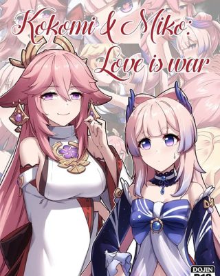 Doujinshi en español de Aether, Kokomi Sangonomiya, Yae Miko de Genshin Impact