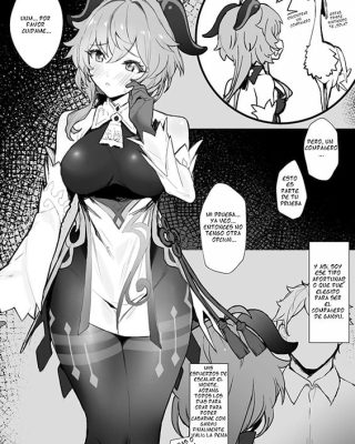 Doujinshi en español de Ganyu de Genshin Impact