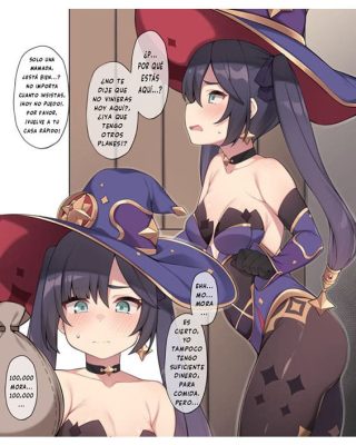 Doujinshi en español de Mona Megistus de Genshin Impact