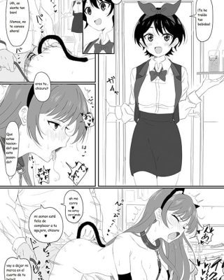Doujinshi en español de Chizuru Ichinose, ruka sarashina de Kanojo Okarishimasu