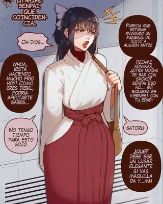 Doujinshi en español de Satoru Gojo, Utahime Iori de Jujutsu Kaisen