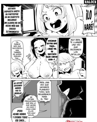 Doujinshi en español de Tooru Hagakure de My Hero Academia | Boku No Hero Academia