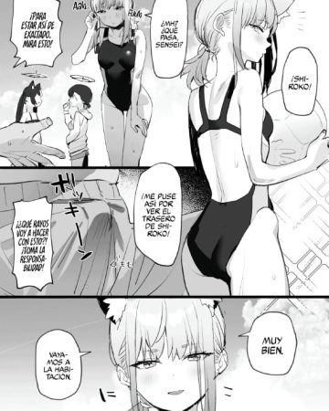 mizugi shiroko ero manga blue archive 1