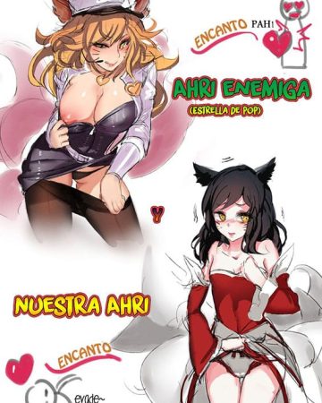 enemy ahri and our ahri league of legends copia