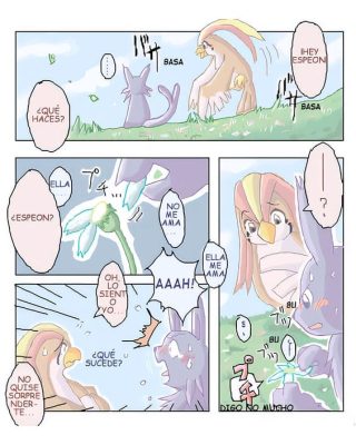 Doujinshi en español de Espeon, Pidgeotto de Pokemon | Pocket Monsters