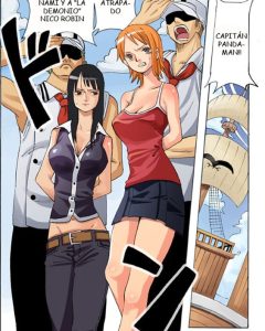 Doujinshi en español de Nami, Nico Robin de One Piece