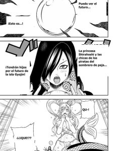 Doujinshi en español de Nami, Nico Robin, Shirahoshi de One Piece