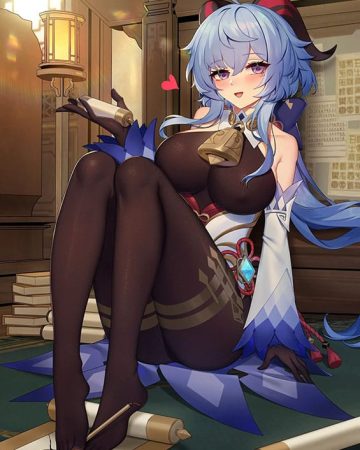 ganyus afternoon genshin impact copia