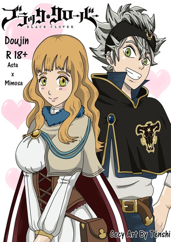 asta x mimosa black clover copia
