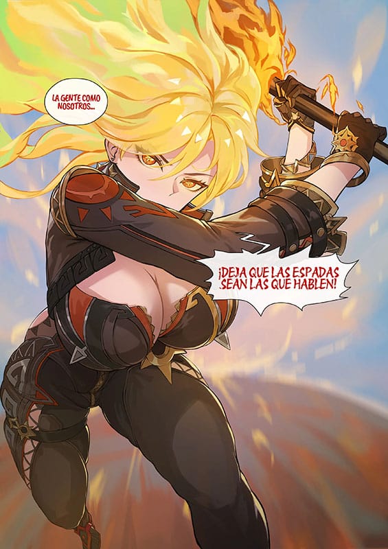 mavuika genshin impact copia