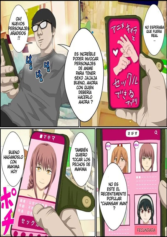 anime chara to seckle dekiru appli makima hen chainsaw man copia