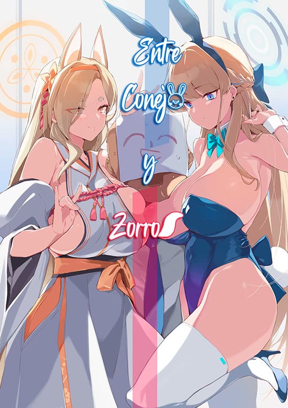 usagi to kitsune no aida de blue archive copia