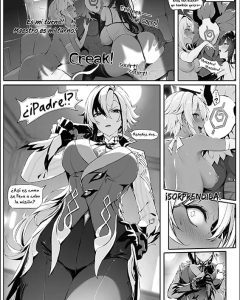 Doujinshi en español de Arlecchino de Genshin Impact
