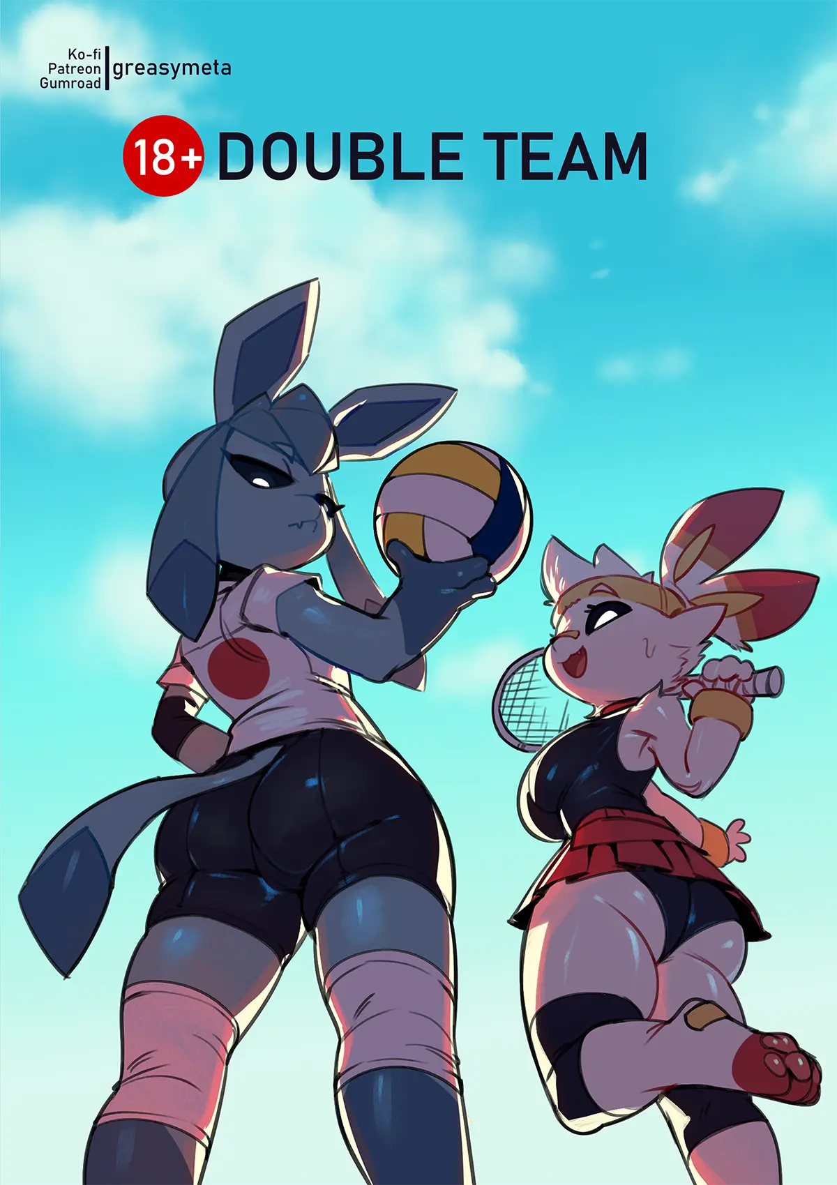 Pokemon | Pocket Monsters xxx, Glaceon xxx, Scorbunny xxx, Double Team (Pokemon), pagina 1