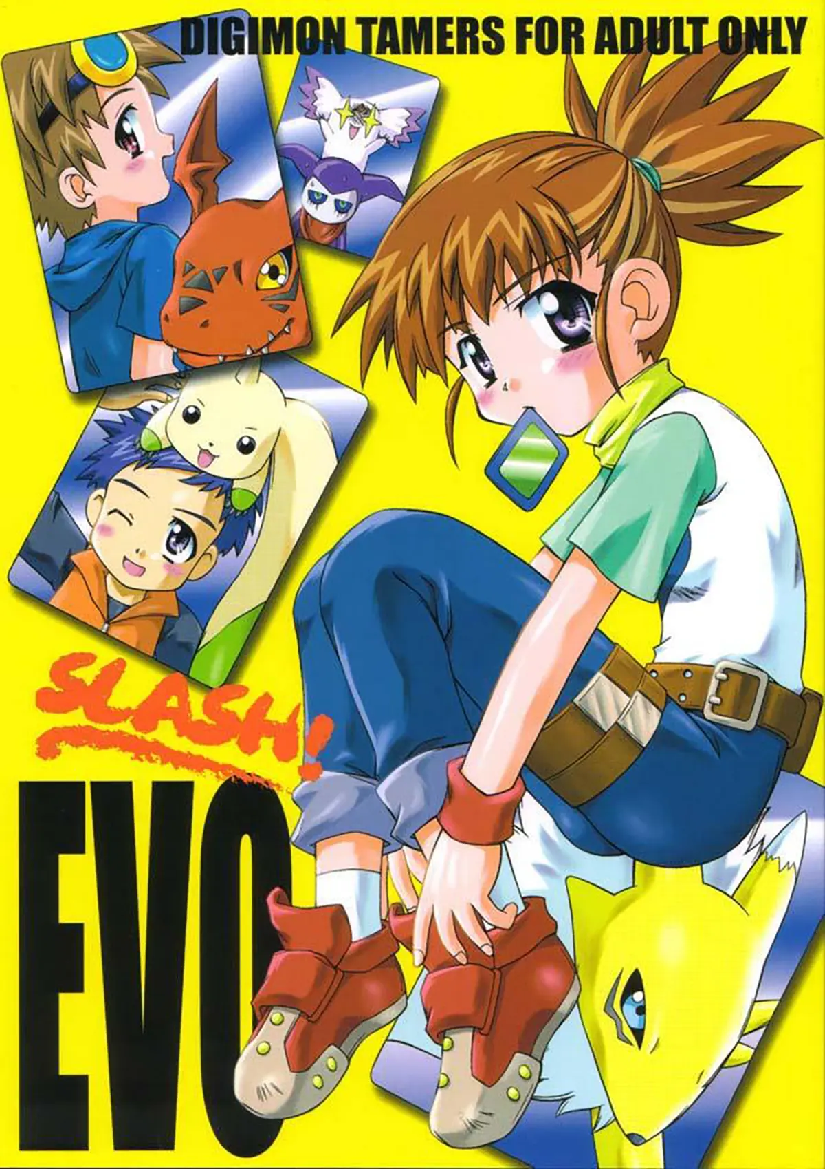 Digimon Tamers xxx, Rika Nonaka xxx, Takato Matsuki xxx, Evolution Slash (Digimon Tamers), pagina 1