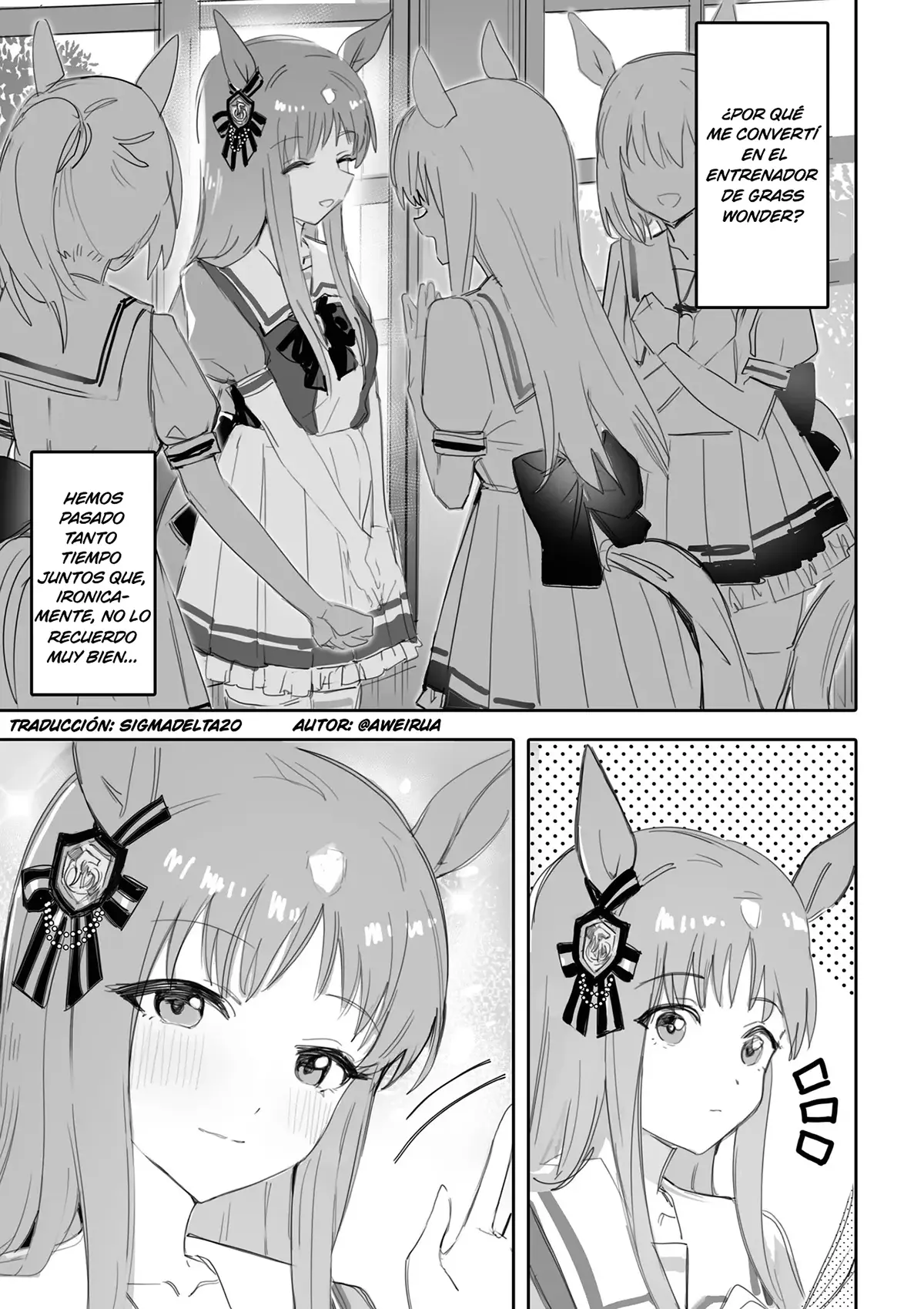 Uma Musume Pretty Derby xxx, Grass Wonder xxx, Fukaku Tsuikyuu suru Hitsuyou no Nai Riyuu (Uma Musume Pretty Derby), pagina 1