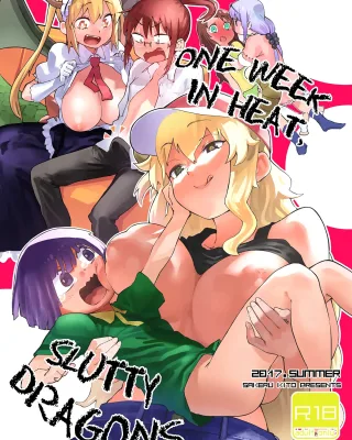 Kobayashi-san-chi no Maid Dragon xxx, Kanna Kamui xxx, Kobayashi-San xxx, Quetzalcoatl xxx, Riko Saikawa xxx, Shouta Magatsuchi xxx, Tohru xxx, Ishukan Hatsujou Chijogons (Kobayashi-san-chi no Maid Dragon), pagina 1