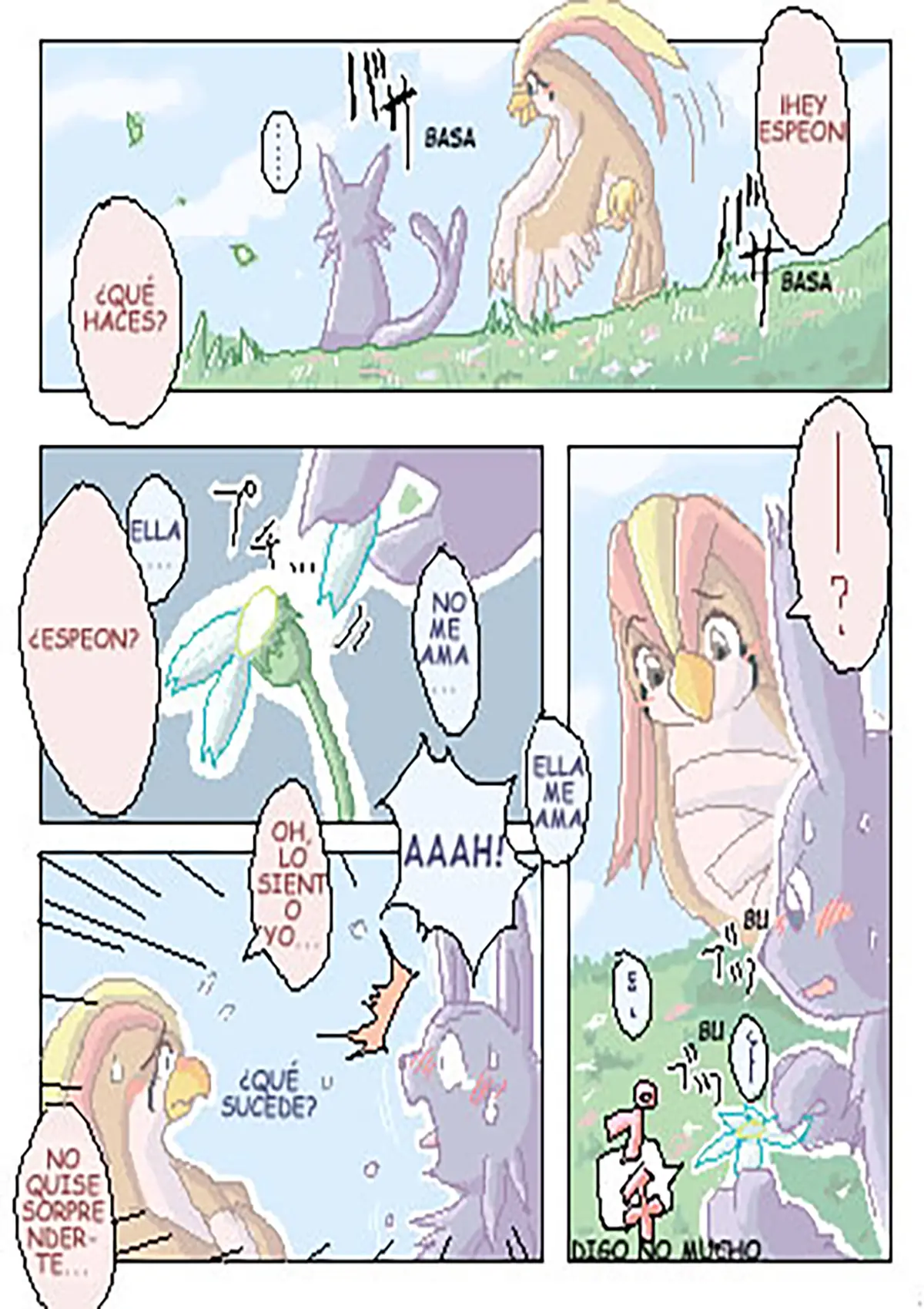 Pokemon | Pocket Monsters xxx, Espeon xxx, Pidgeotto xxx, Pigeot x Espeon (Pokémon), pagina 1