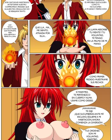 Highschool DxD xxx, Akeno Himejima xxx, Asia Argento xxx, Rias Gremory xxx, Riser Phoenix xxx, DxD Comission for Masta (Highschool DxD), pagina 1