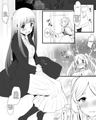 Sousou No Frieren | Frieren Beyond Journeys End xxx, Fern xxx, Frieren xxx, Hen na Ocha Nonde Futanari ni Natta Fern x Frieren (Sousou no Frieren), pagina 1