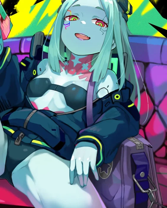 Cyberpunk xxx, Rebecca xxx, Rebecca-chan to Zukobako Manga (Cyberpunk: Edgerunners), pagina 1