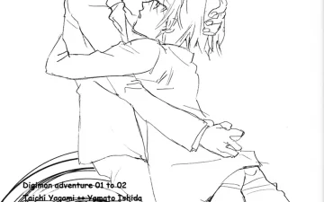 Digimon Adventure xxx, Matt Ishida | Yamato Ishida xxx, Tai Kamiya | Taichi Yagami xxx, Rolling Ambivalent Hold 02 (Digimon Adventure), pagina 1