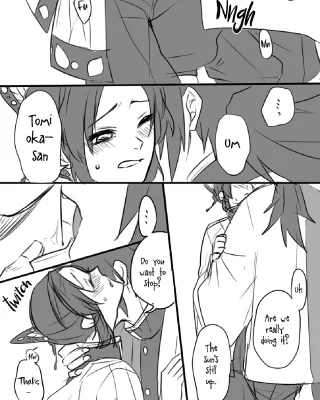 Kimetsu No Yaiba | Demon Slayer xxx, Giyuu Tomioka xxx, Shinobu Kochou xxx, ShinoGiyu, a Bit Ecchi (Kimetsu no Yaiba), pagina 1