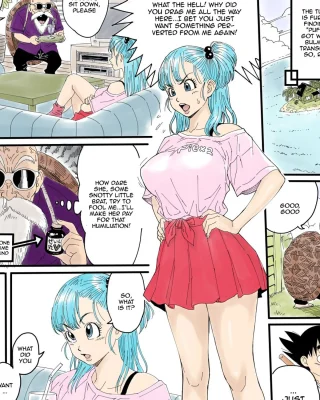 Bulma ✕ Kame-Sennin Last | Bulma x Turtle Hermit - Last (Dragon Ball) [English] {Doujins.com}