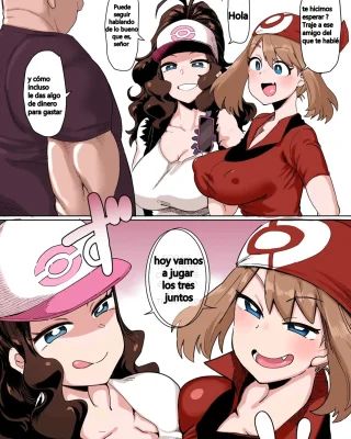 Doujinshi en español de Hilda, May de Pokemon | Pocket Monsters