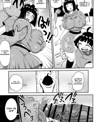 Hinata to Himawari to Kakurenbo to Oji-san | Hinata y Himawari jugando a las escondidas con un señor