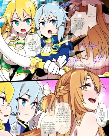 Sword Art Online xxx, Asuna Yuuki xxx, Lyfa | Leafa xxx, Shino Asada | Sinon xxx, SAO [Slave World] (Sword Art Online), pagina 1