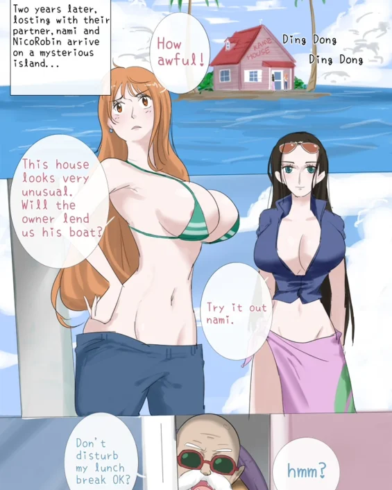 The Sexual Life Of The Turtle Hermit (One Piece, Dragon Ball)