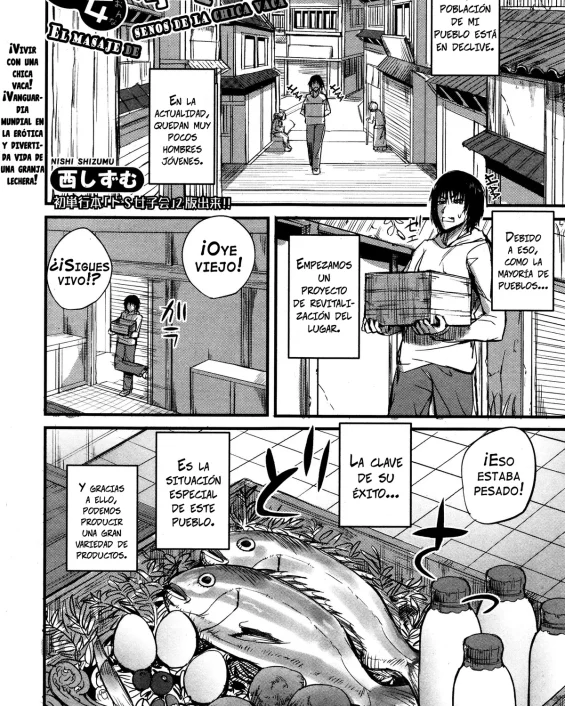 Ushionna no Chichi Massage | El masaje de senos de la chica vaca (COMIC Shingeki 2016-01) [Spanish] =Vile=