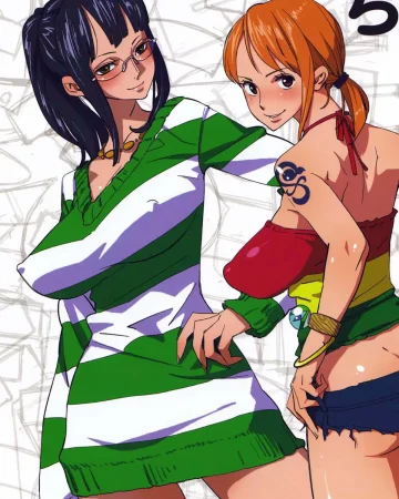 One Piece xxx, Nami xxx, Nico Robin xxx, Chotto Matte to Iwaretatte (One Piece), pagina 1