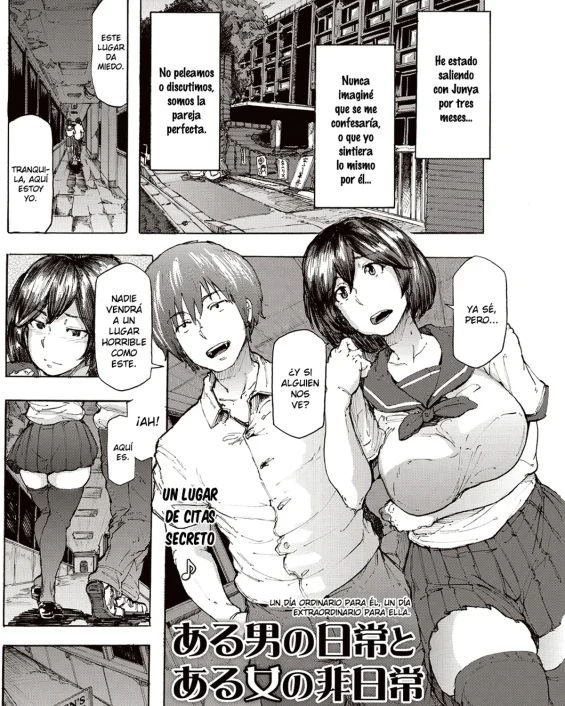 Aru Otoko no Nichijou to Aru Onna no Hinichijou | Un Día Ordinario Para Él, Un Día Extraordinario Para Élla (COMIC Masyo 2015-12)