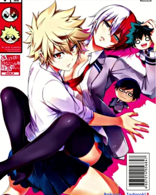 Doujinshi en español de Izuku Midoriya, Katsuki Bakugou, Shouto Todoroki de My Hero Academia | Boku No Hero Academia