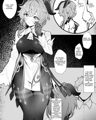 Ganyu-chan to Zangyou Nashi de Ichaicha Shitai (Genshin Impact)