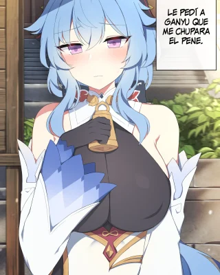Doujinshi en español de Ganyu de Genshin Impact