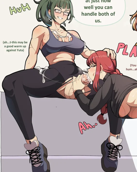 Chainsaw Man xxx, Jujutsu Kaisen xxx, Maki Zenin xxx, Makima xxx, Nobara Kugisaki xxx, Maki Zenin x Kugisaki Nobara x Makima Futanari (Chainsaw Man, Jujutsu Kaisen), pagina 1