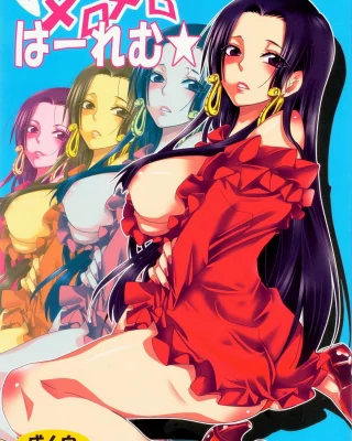 Doujinshi en español de Boa Hancock, Monkey D. Luffy de One Piece