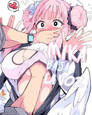 Mika, Koe Osaete. (Blue Archive)