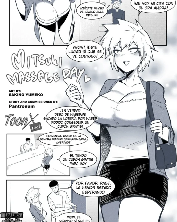 Mitsuki Massage Day (Boku no Hero Academia)