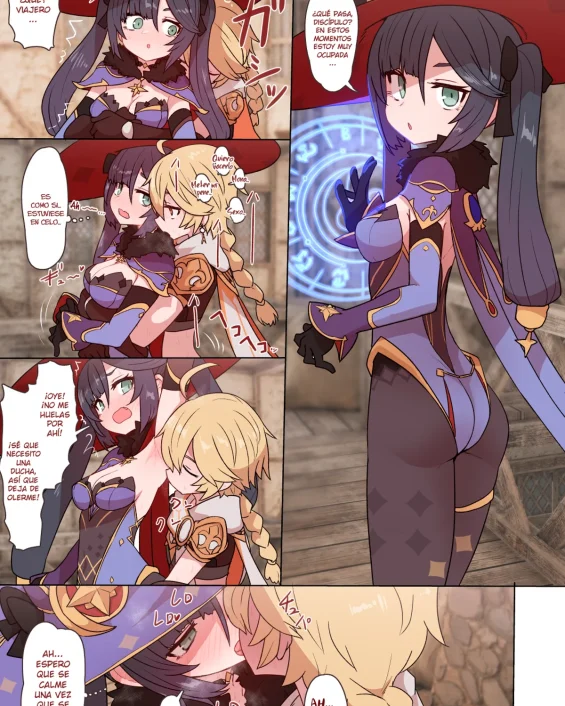 Mona Fischl Sorezore Nakadashi (Genshin Impact)